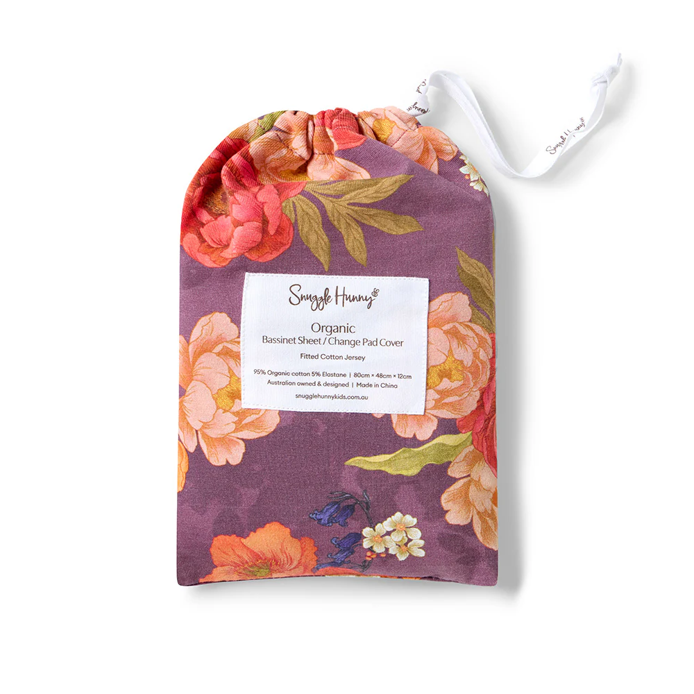 Sienna Organic Bassinet Sheet / Change Pad Cover - Image 4