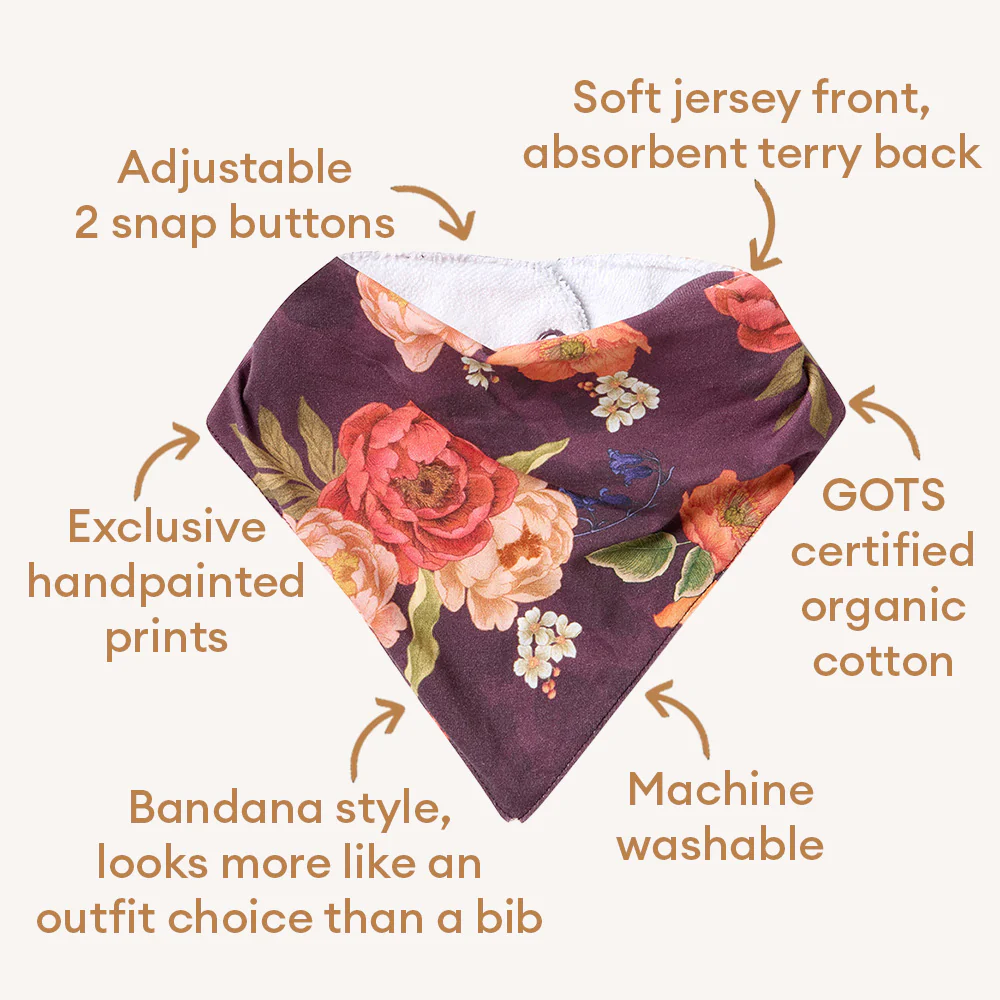 Sienna Organic Dribble Bib - Image 4