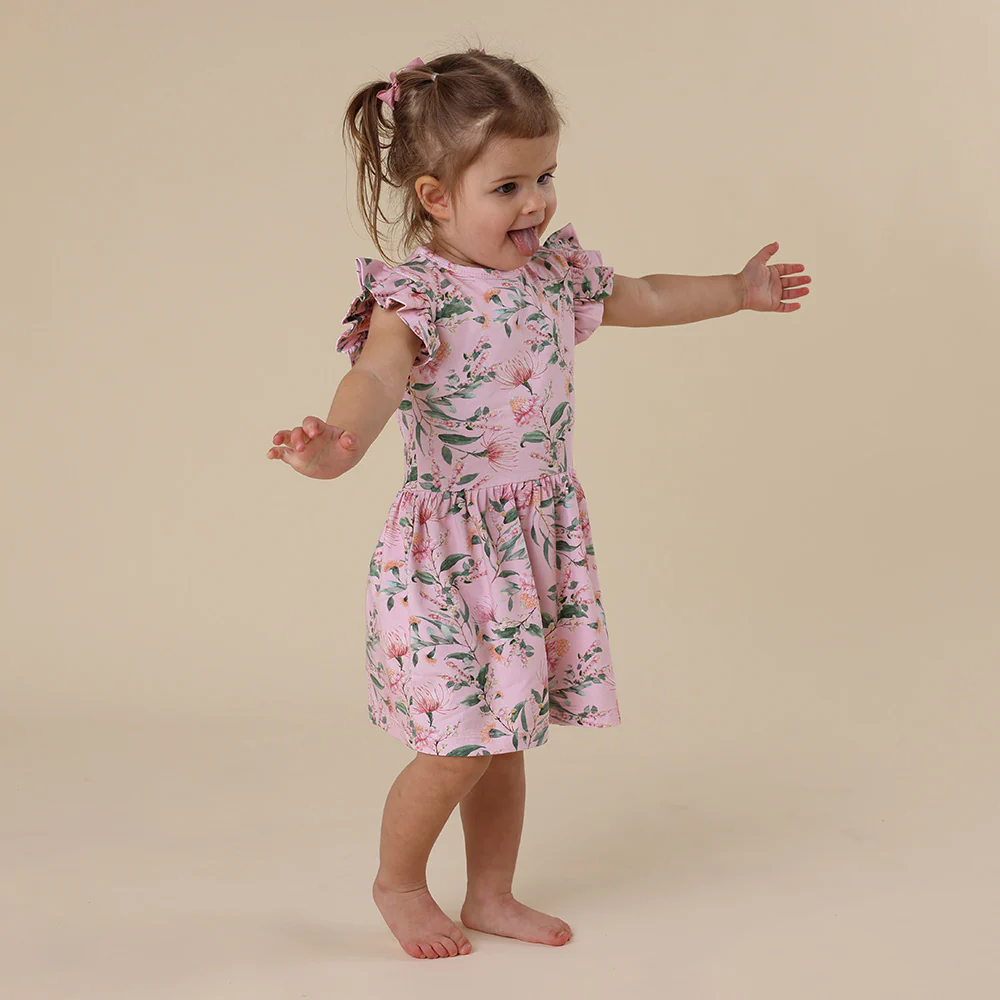 Pink Wattle Short Sleeve Organic Dress - Image 5