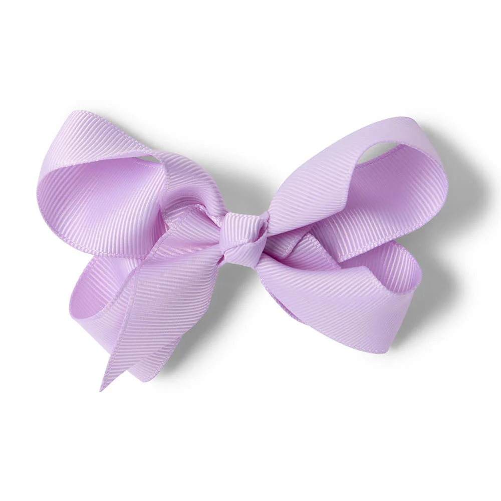 Soft Violet Bow Hair Clip - Image 2