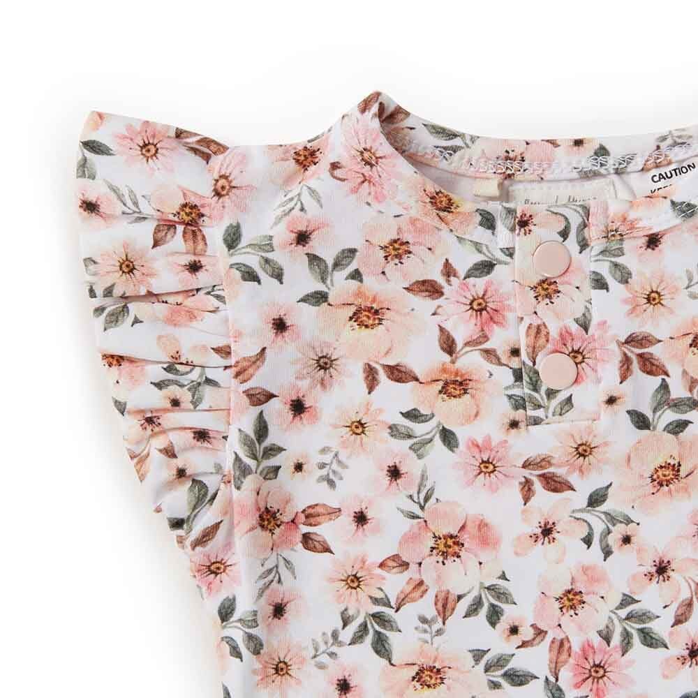 Spring Floral Short Sleeve Organic Dress - Image 6
