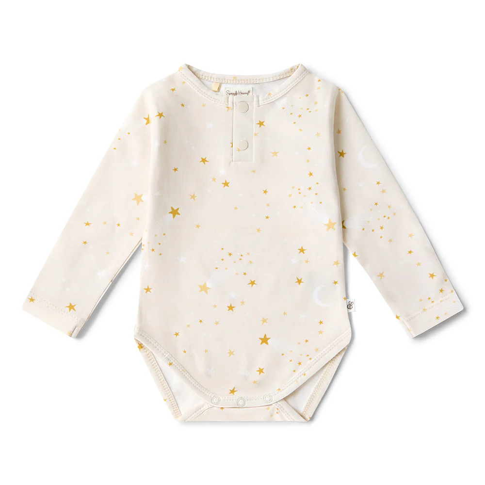 Stardust Long Sleeve Organic Bodysuit - Image 2