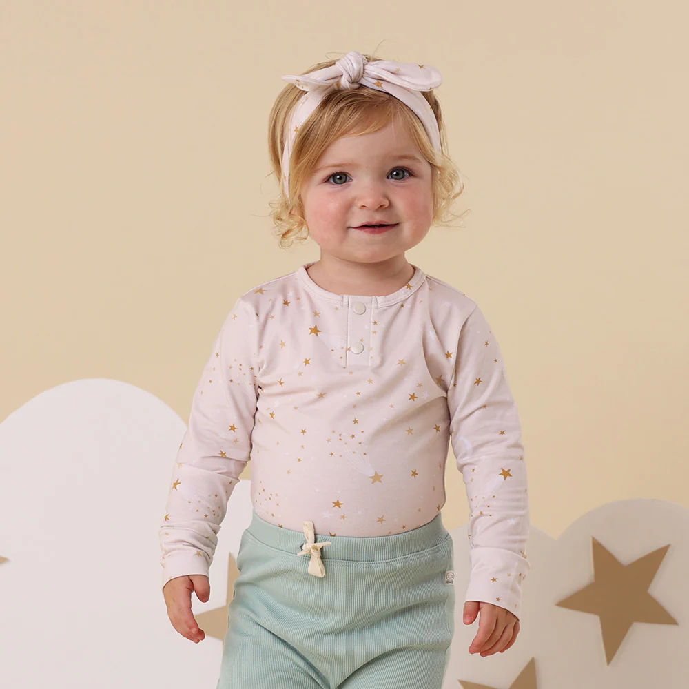 Stardust Long Sleeve Organic Bodysuit - Image 3