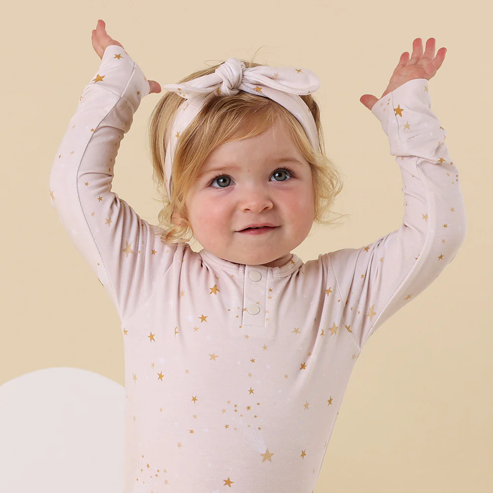 Stardust Long Sleeve Organic Bodysuit - Image 4