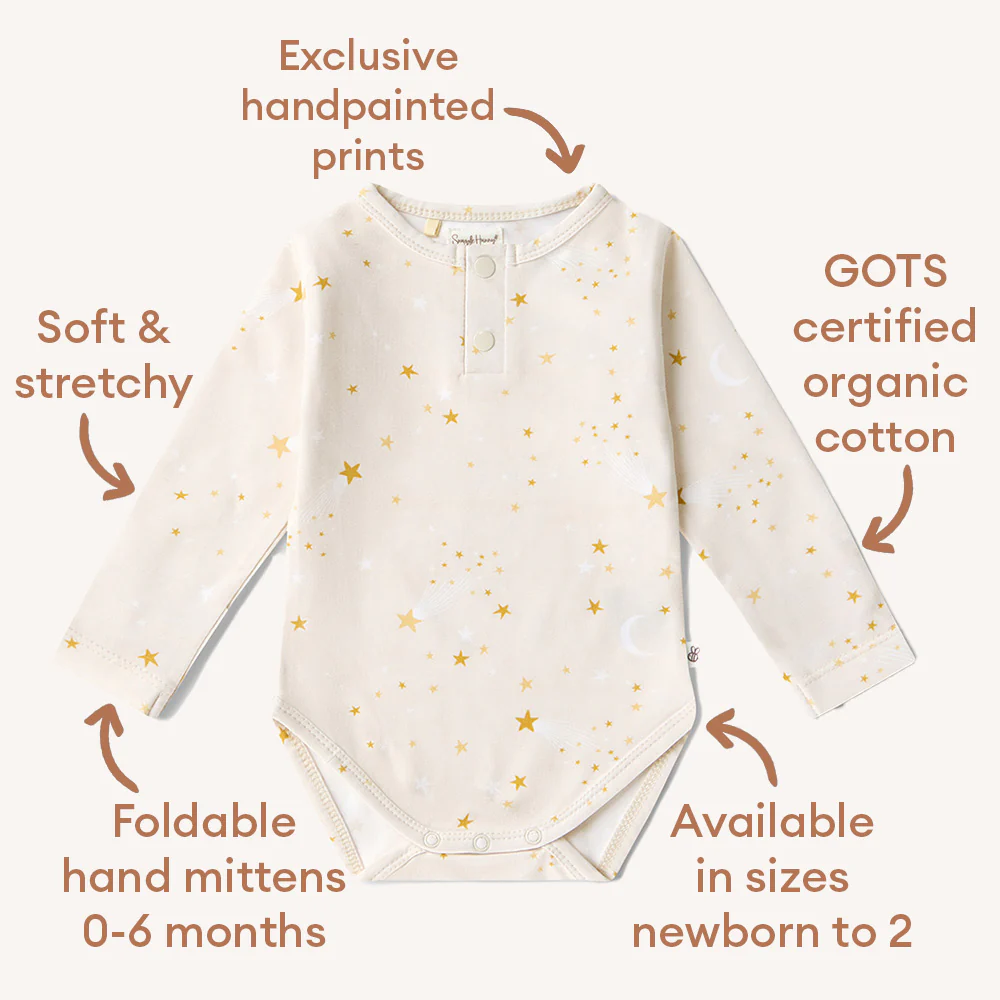Stardust Long Sleeve Organic Bodysuit - Image 7