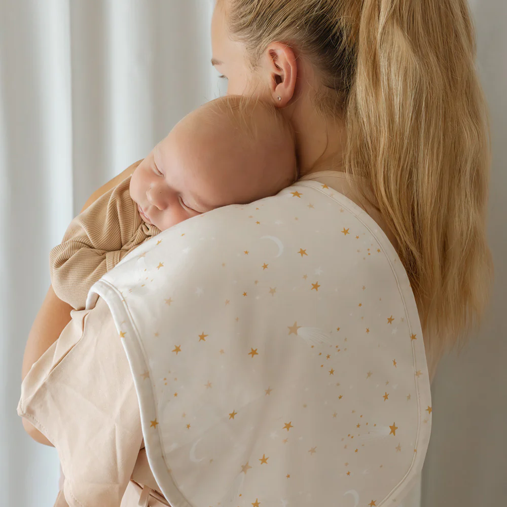 Stardust Organic Cotton Burp Cloth - Image 3