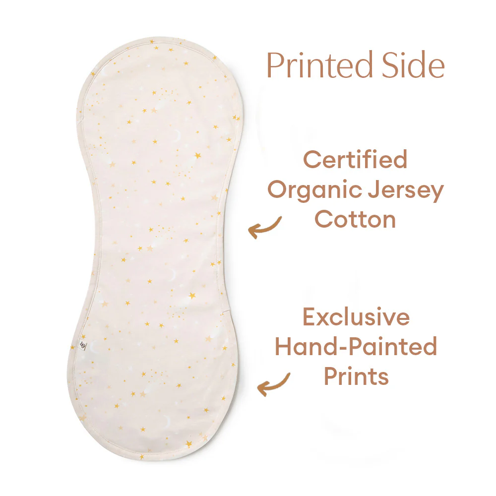 Stardust Organic Cotton Burp Cloth - Image 4