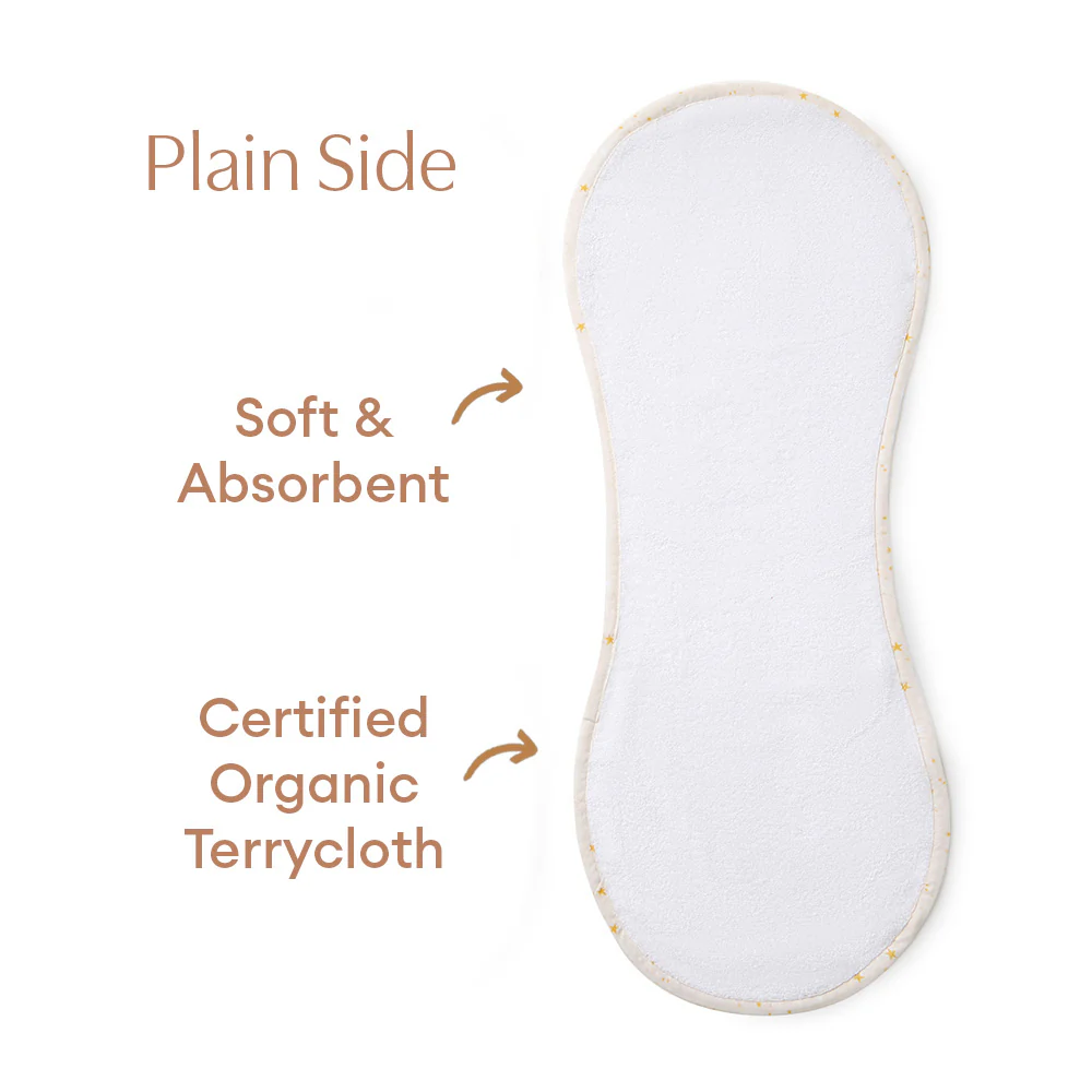 Stardust Organic Cotton Burp Cloth - Image 6