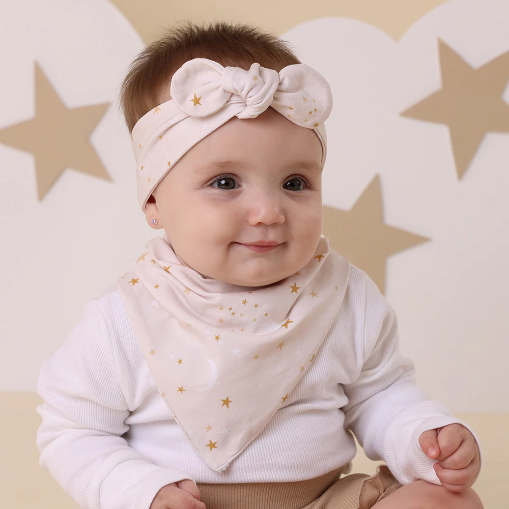 Stardust Organic Dribble Bib - Image 3
