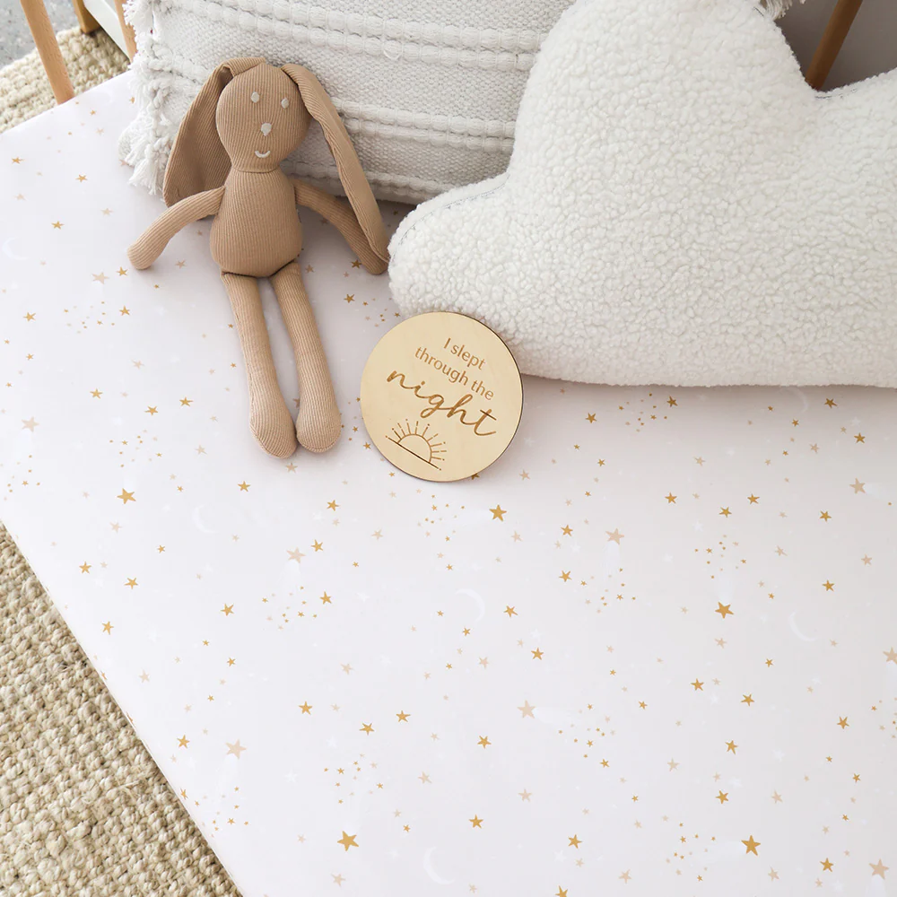 Stardust Organic Fitted Cot Sheet - Image 3