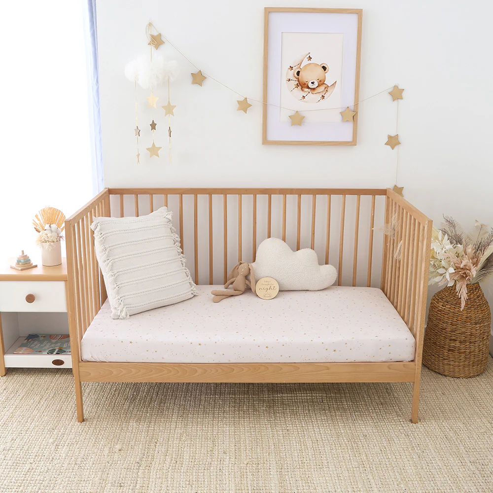 Stardust Organic Fitted Cot Sheet - Image 4