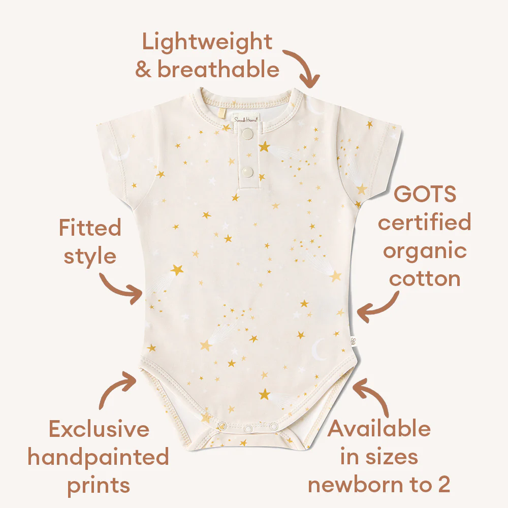 Stardust Short Sleeve Organic Bodysuit - Image 8