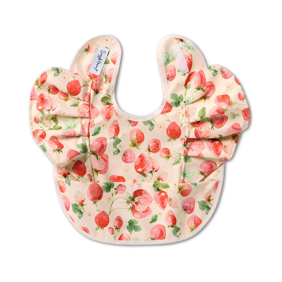 Strawberry Frill Snuggle Bib - Image 2