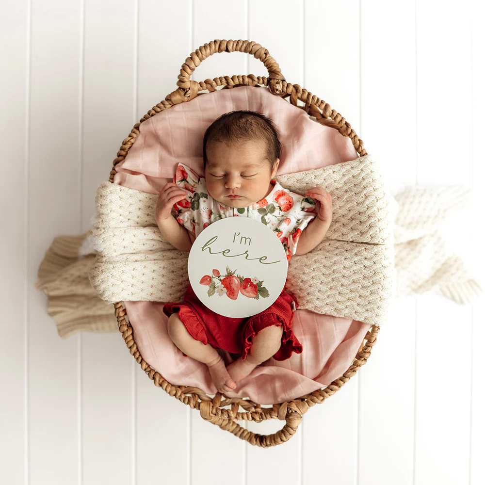 Strawberry & Moss Reversible Milestone Cards - Image 10