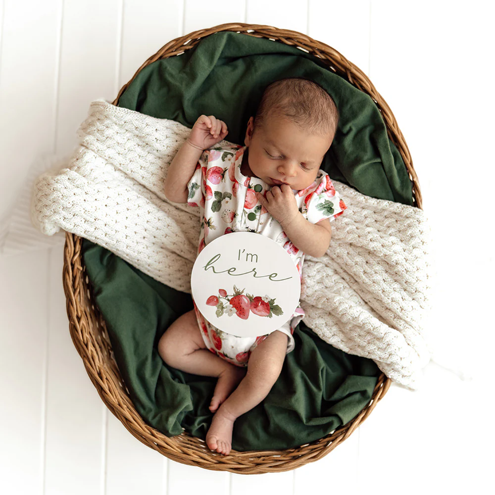 Strawberry & Moss Reversible Milestone Cards - Image 6