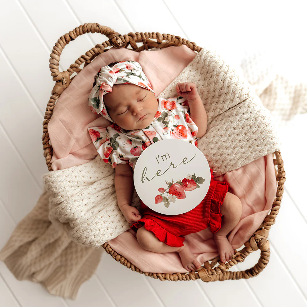 Strawberry & Moss Reversible Milestone Cards - Image 9