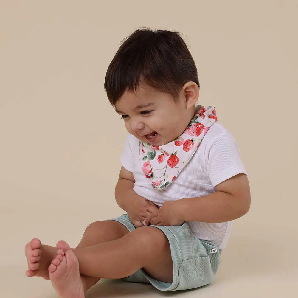 Strawberry Organic Dribble Bib - Image 6