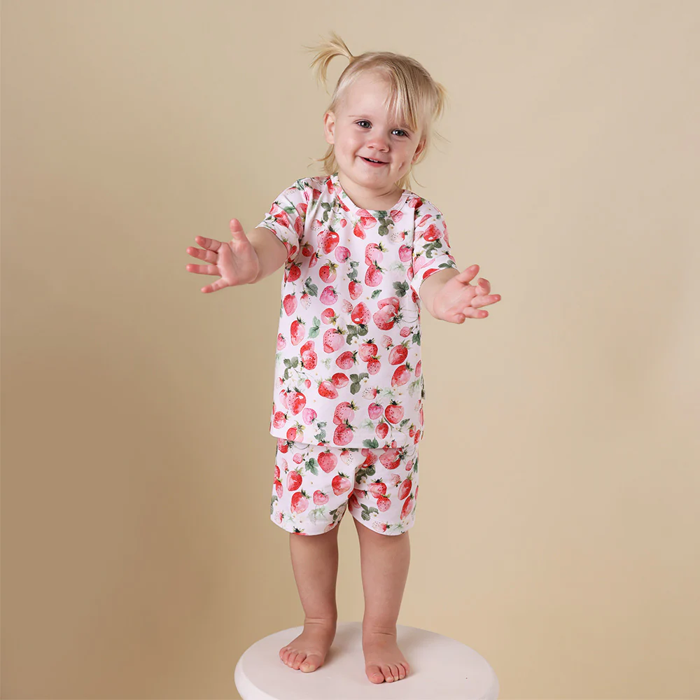 Strawberry Organic Kids PJ Set - Image 8