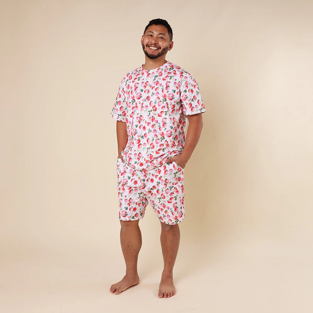 Strawberry Organic Mens PJ Set - Image 4