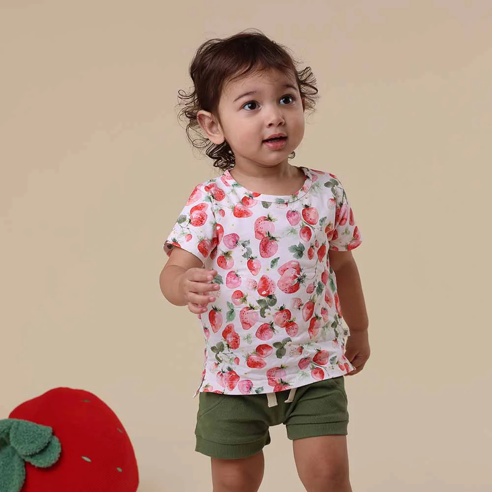 Strawberry Organic T-Shirt - Image 3