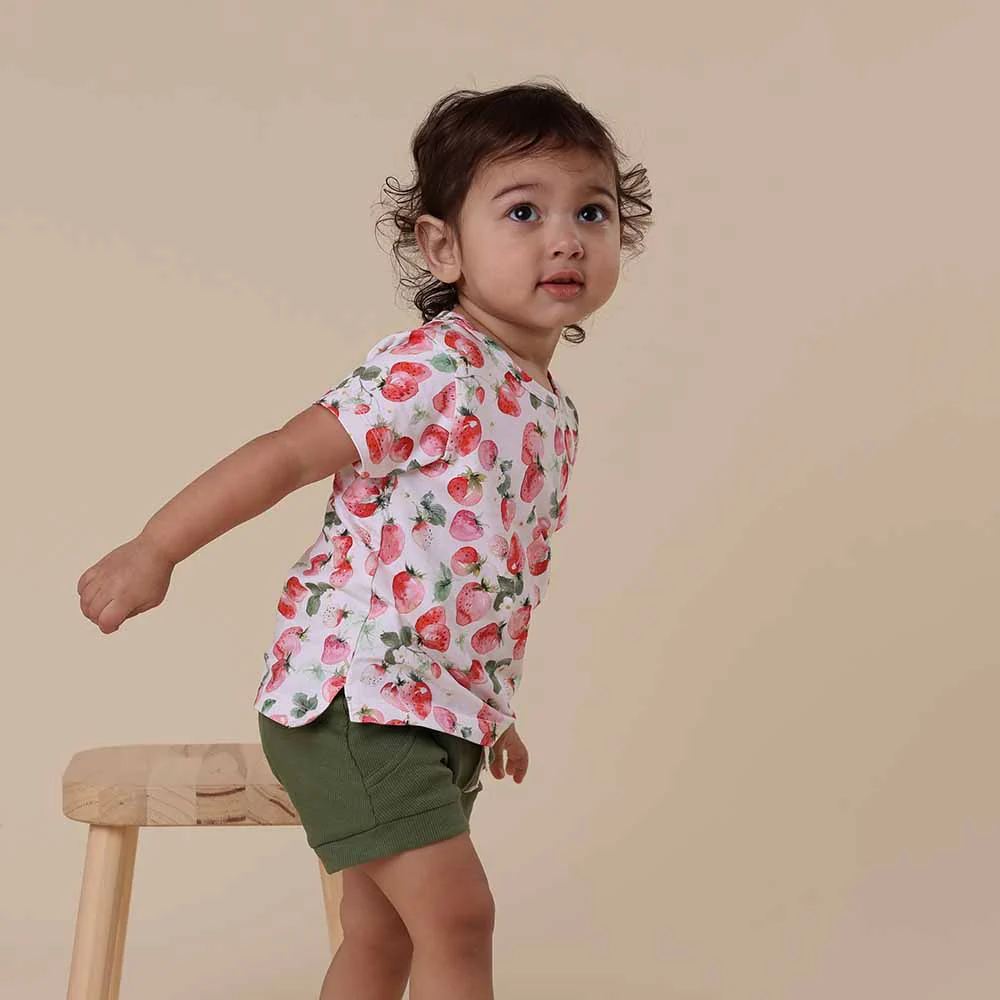 Strawberry Organic T-Shirt - Image 7