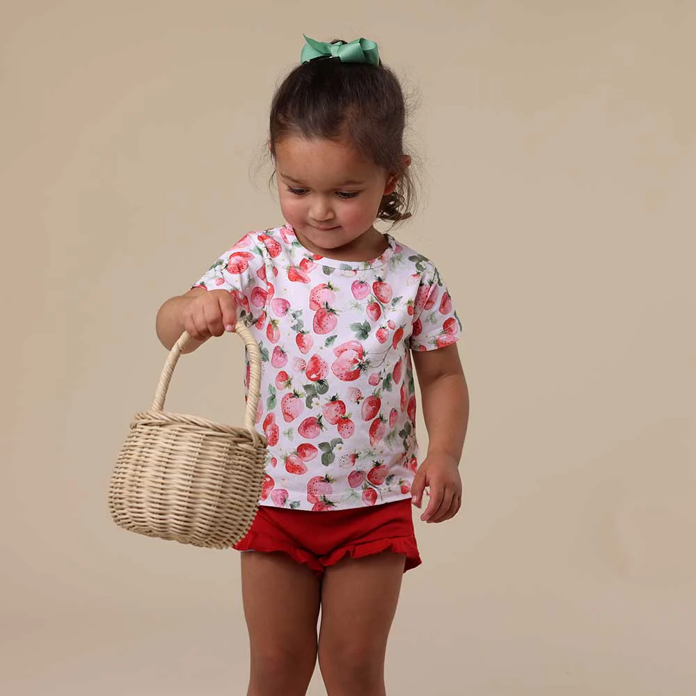 Strawberry Organic T-Shirt - Image 8