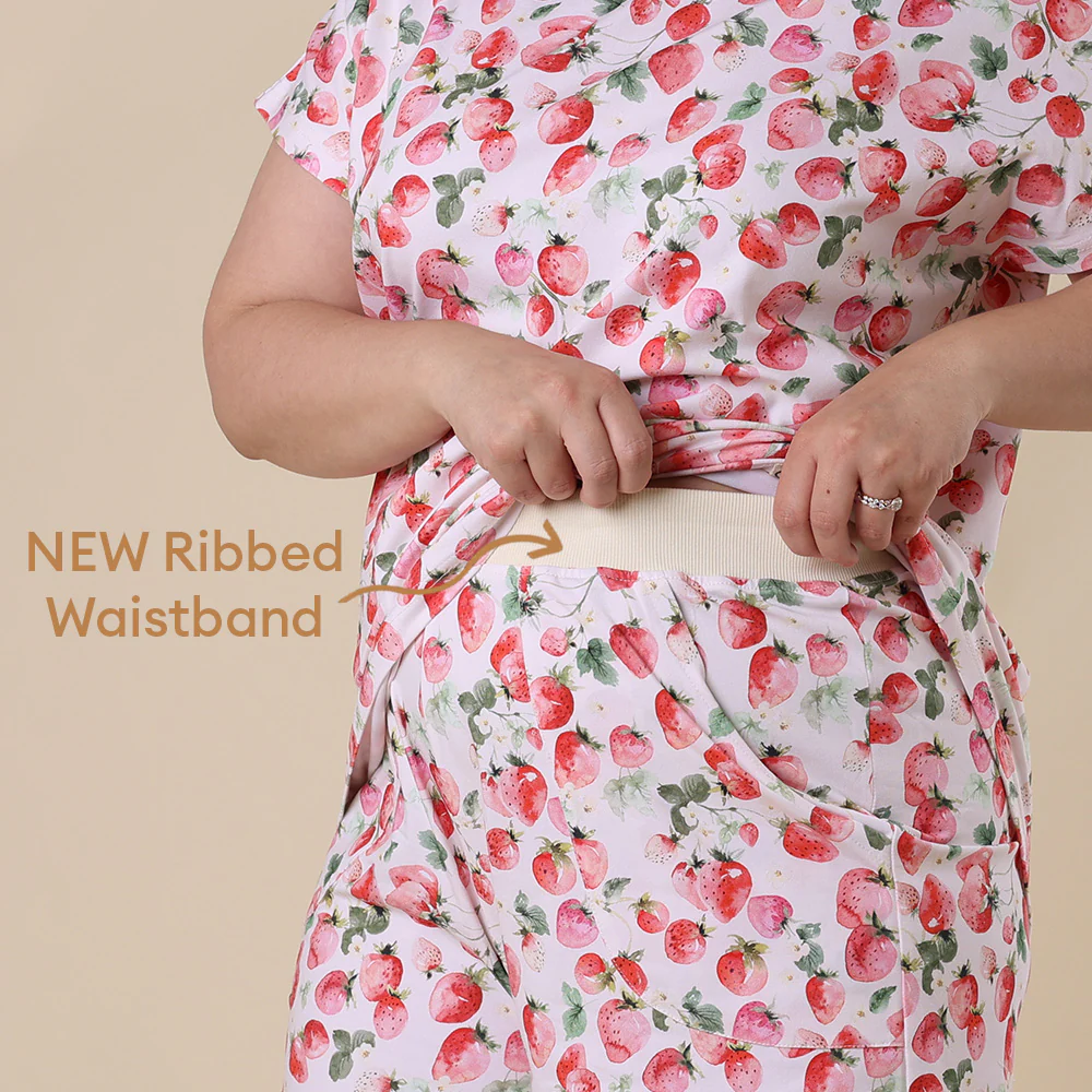 Strawberry Organic Womens PJ Set - Image 3