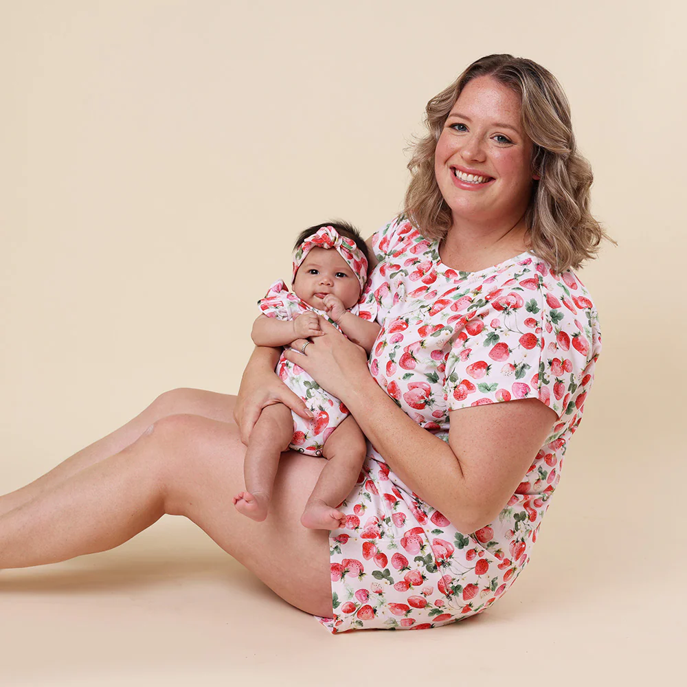 Strawberry Organic Womens PJ Set - Image 5