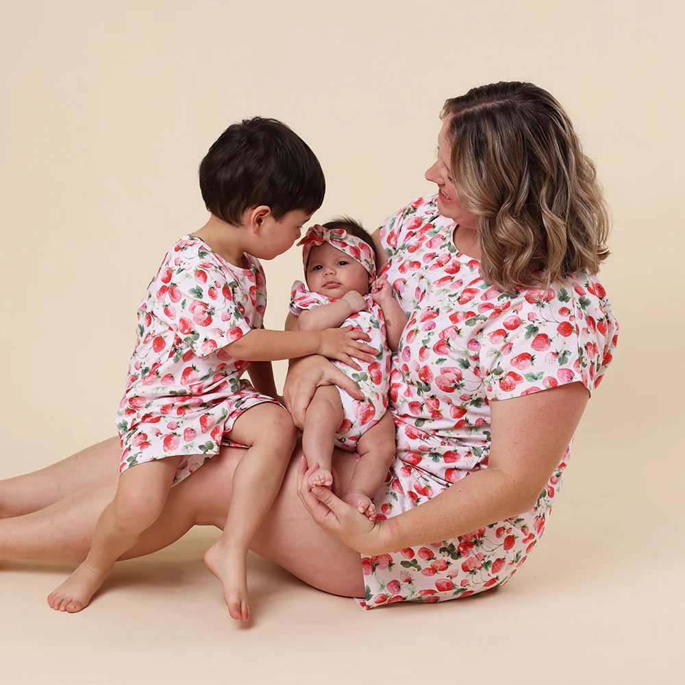Strawberry Organic Womens PJ Set - Image 6