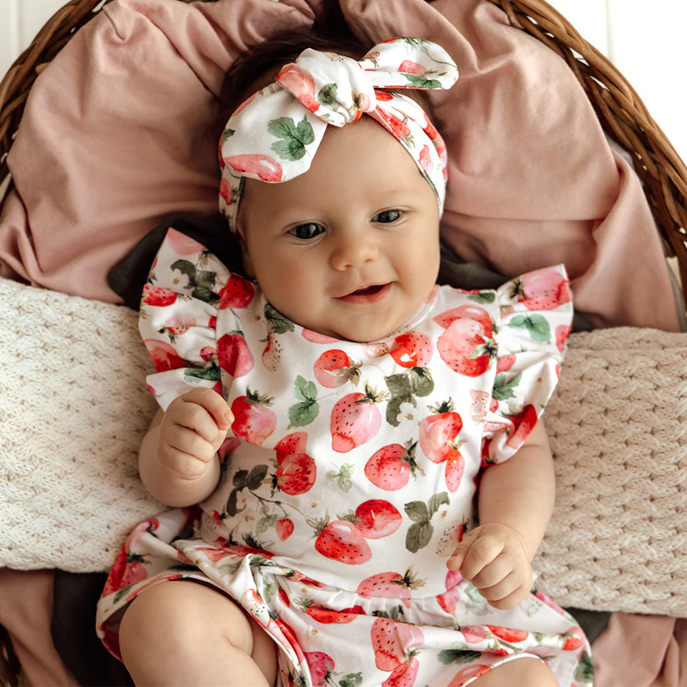Strawberry Short Sleeve Organic Dress - Image 11