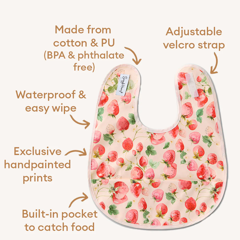 Strawberry Snuggle Bib - Image 4