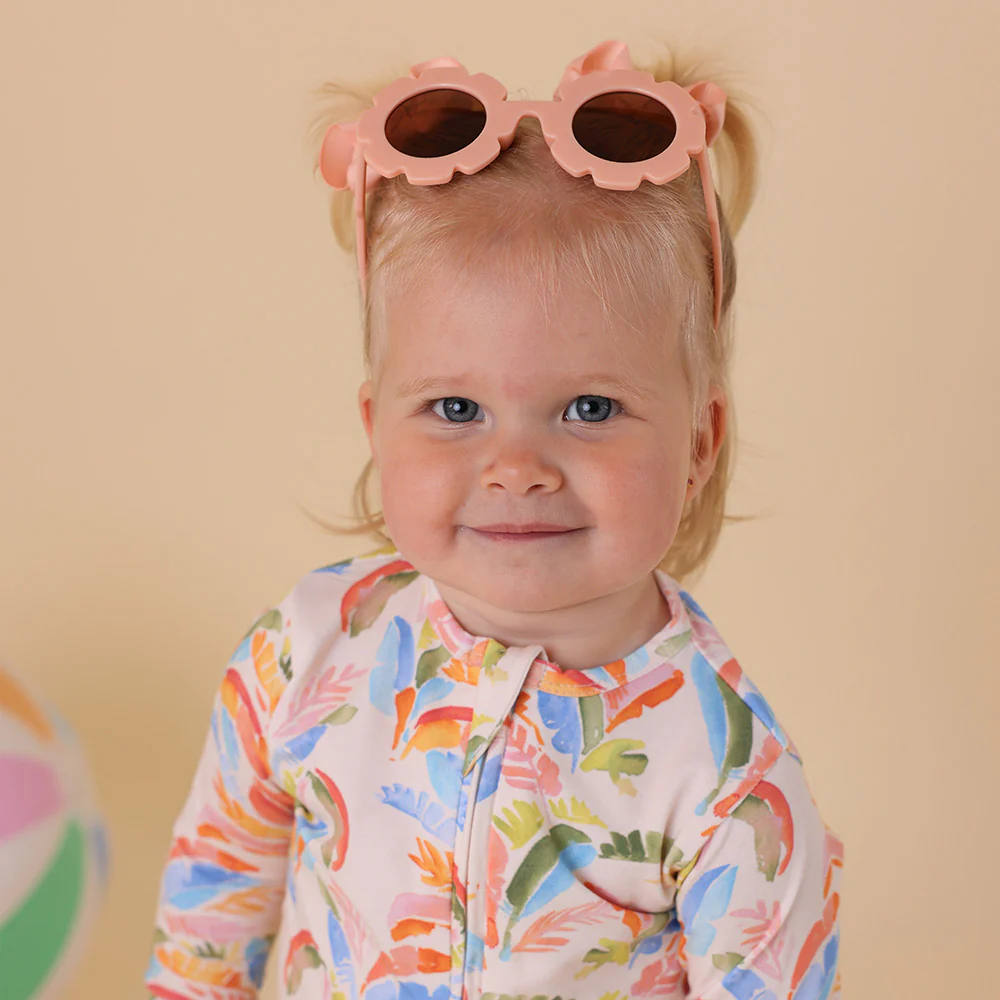 Summer Palm Organic Snugglesuit Convertible Romper - Image 14