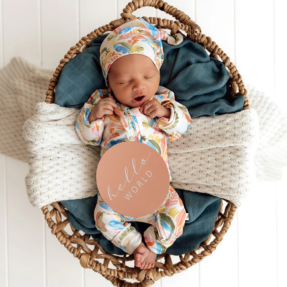 Summer Palm & Peach Reversible Milestone Cards - Image 5