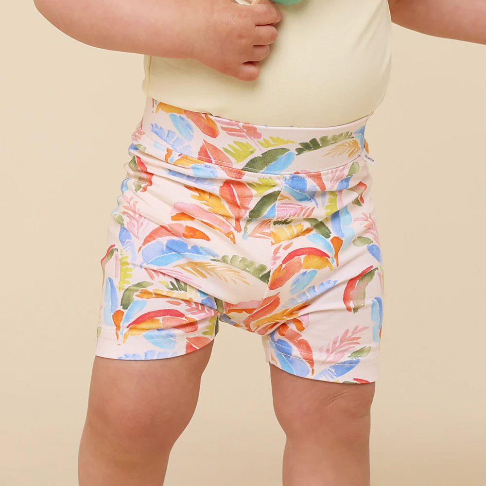 Summer Palm Organic Bike Shorts - Image 3