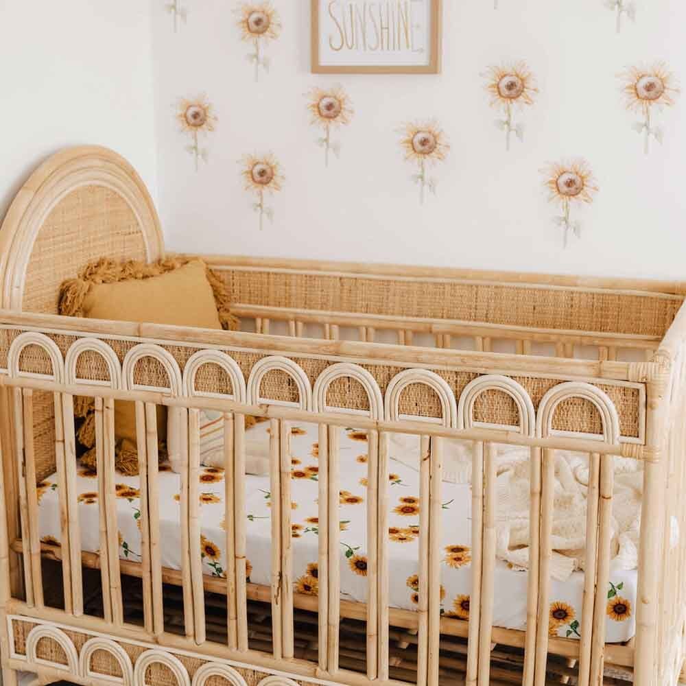 Sunflower Organic Fitted Cot Sheet - Image 8