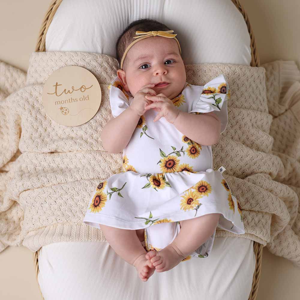 Sunflower Short Sleeve Organic Dress - Image 15