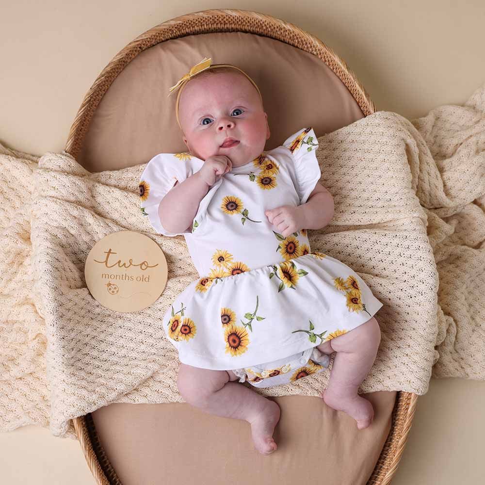 Sunflower Short Sleeve Organic Dress - Image 16