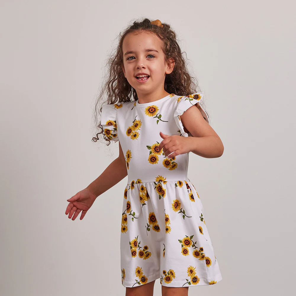 Sunflower Short Sleeve Organic Dress - Image 18