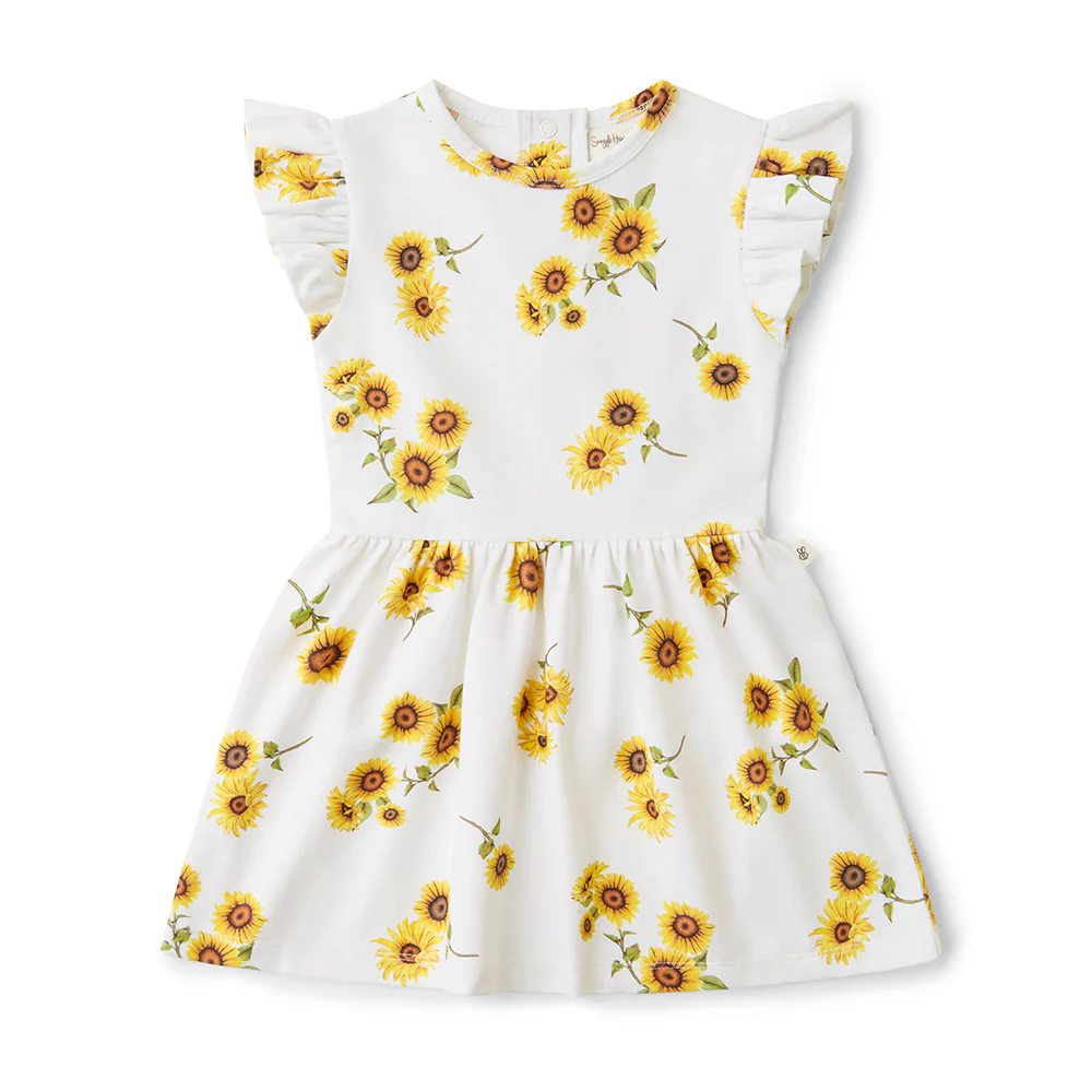 Sunflower Short Sleeve Organic Dress - Image 2