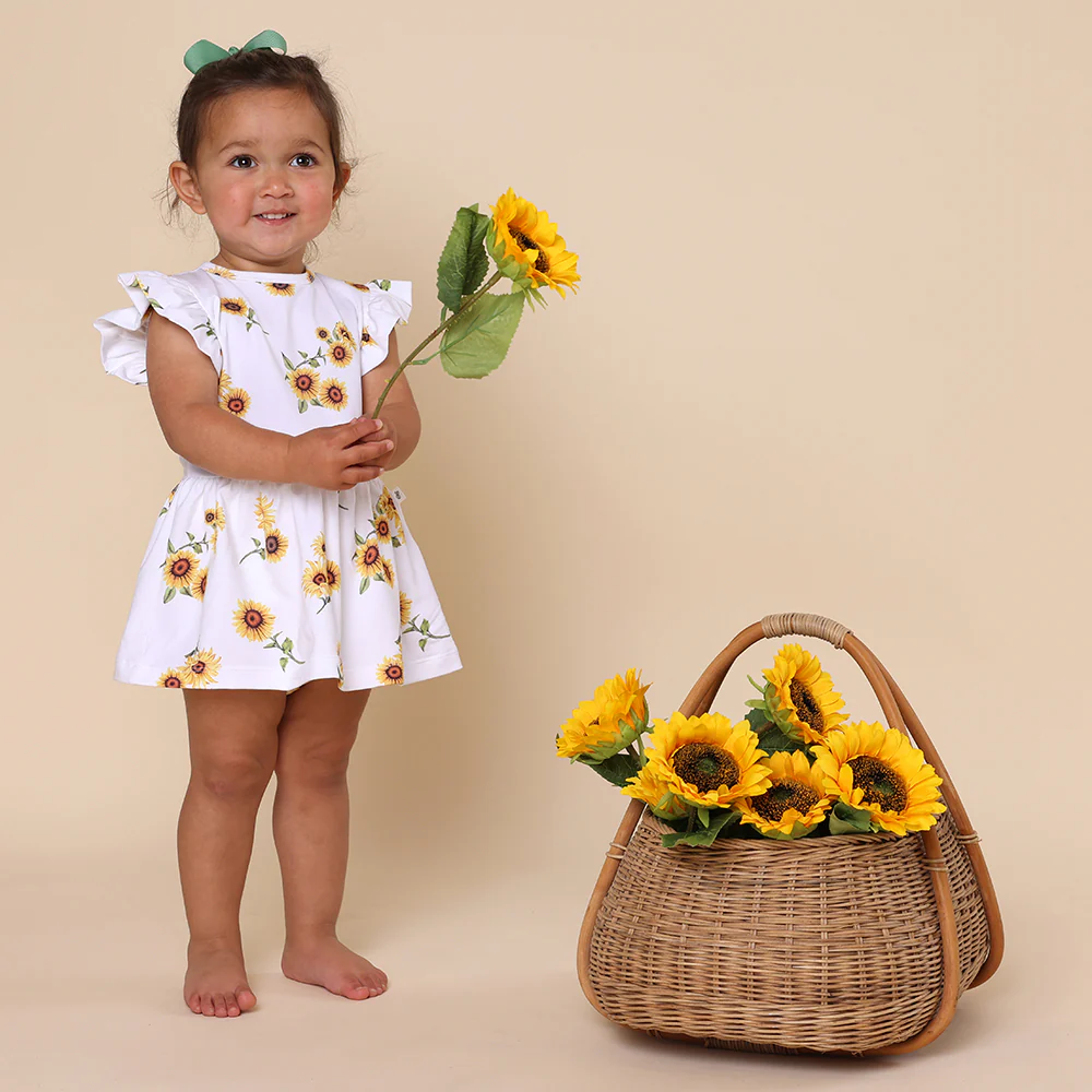 Sunflower Short Sleeve Organic Dress - Image 6