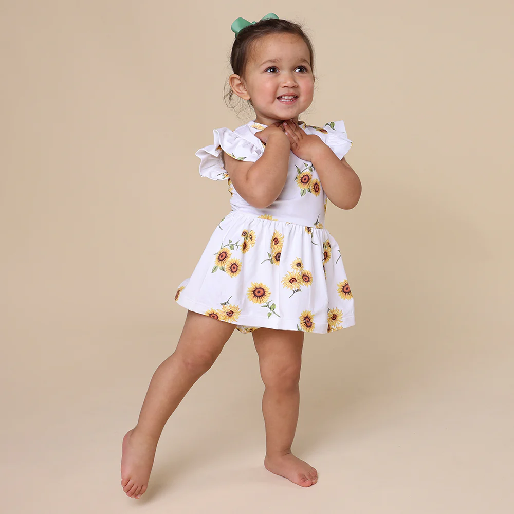 Sunflower Short Sleeve Organic Dress - Image 9