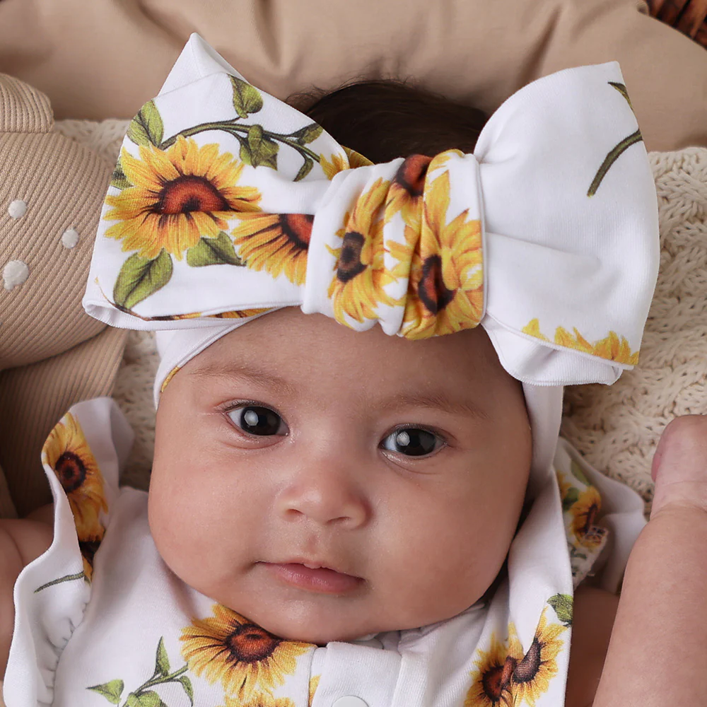Sunflower Organic Oversized Bow - Image 6