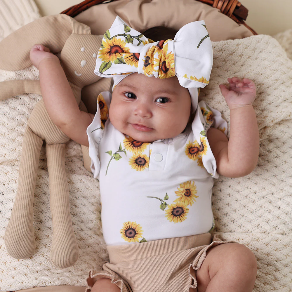 Sunflower Organic Oversized Bow - Image 7