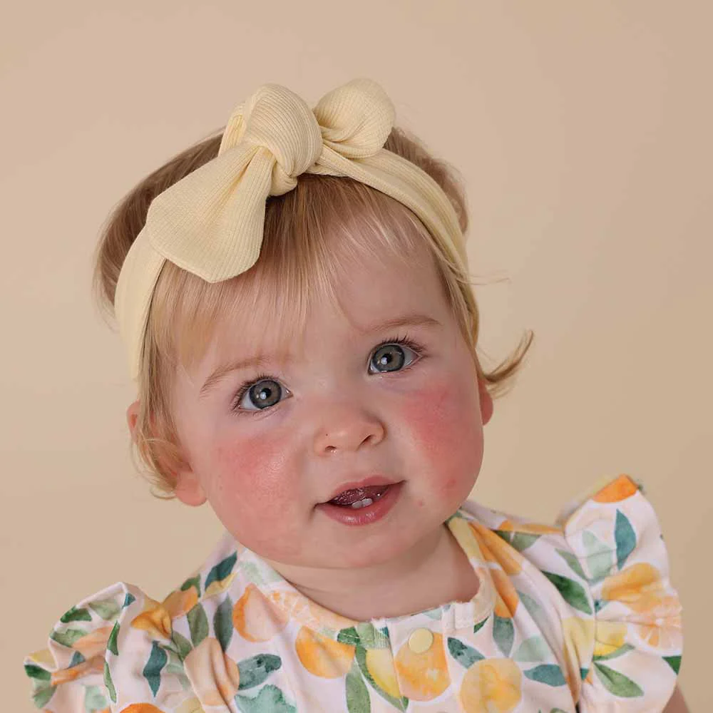 Sunlight Ribbed Organic Topknot - Image 3