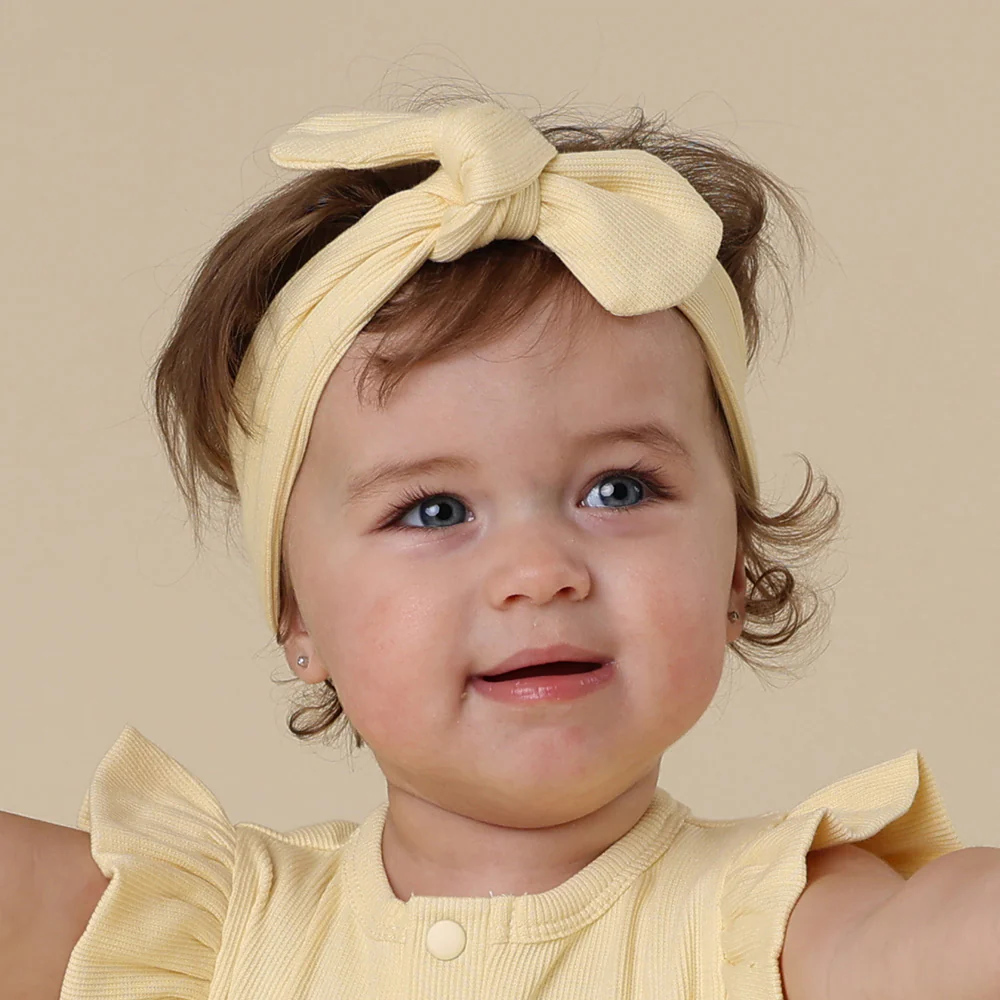 Sunlight Ribbed Organic Topknot - Image 4