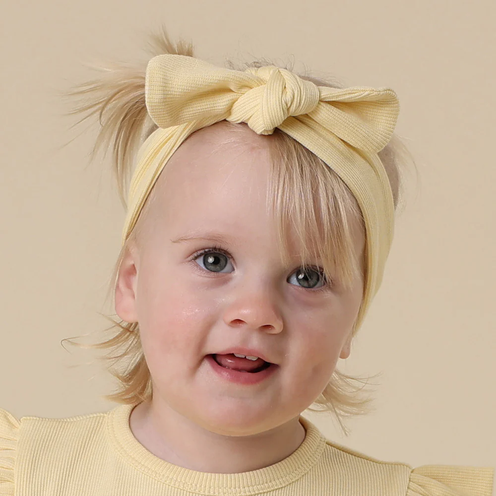 Sunlight Ribbed Organic Topknot - Image 6