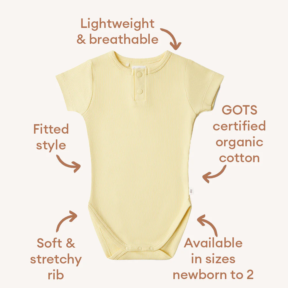 Sunlight Short Sleeve Organic Bodysuit - Image 9