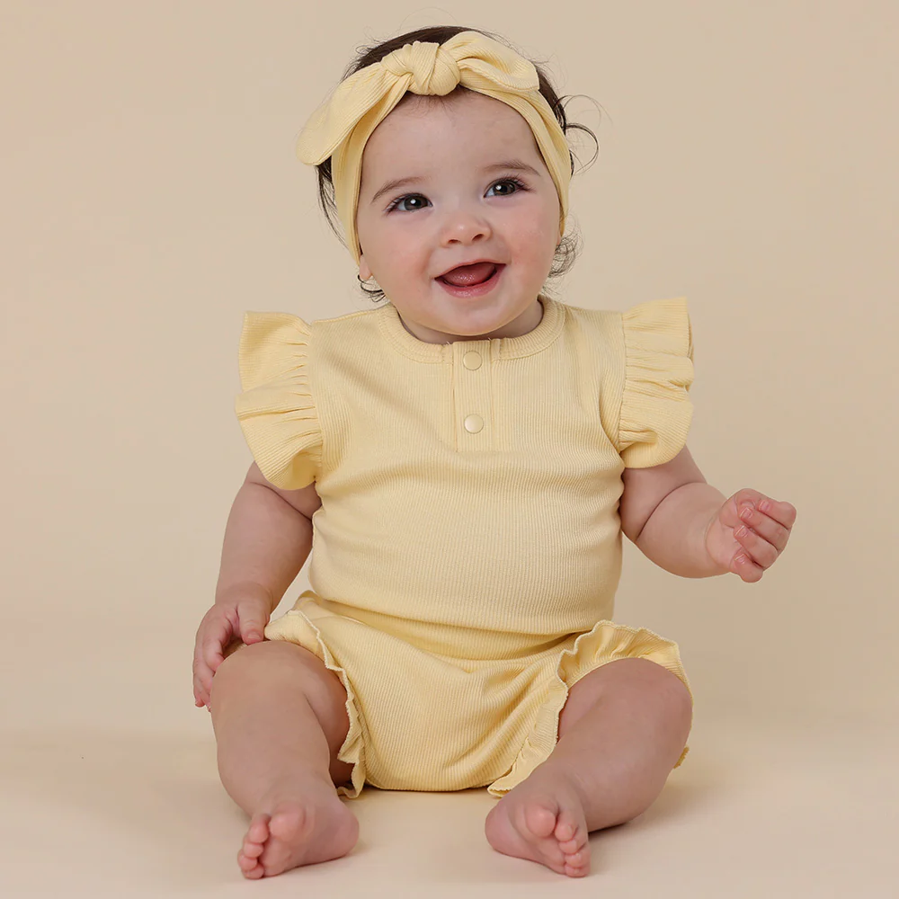 Sunlight Short Sleeve Organic Bodysuit with Frill - Image 7