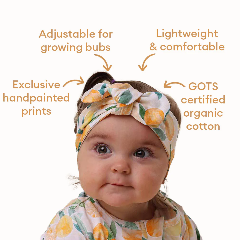 Sunny Citrus Organic Topknot - Image 4