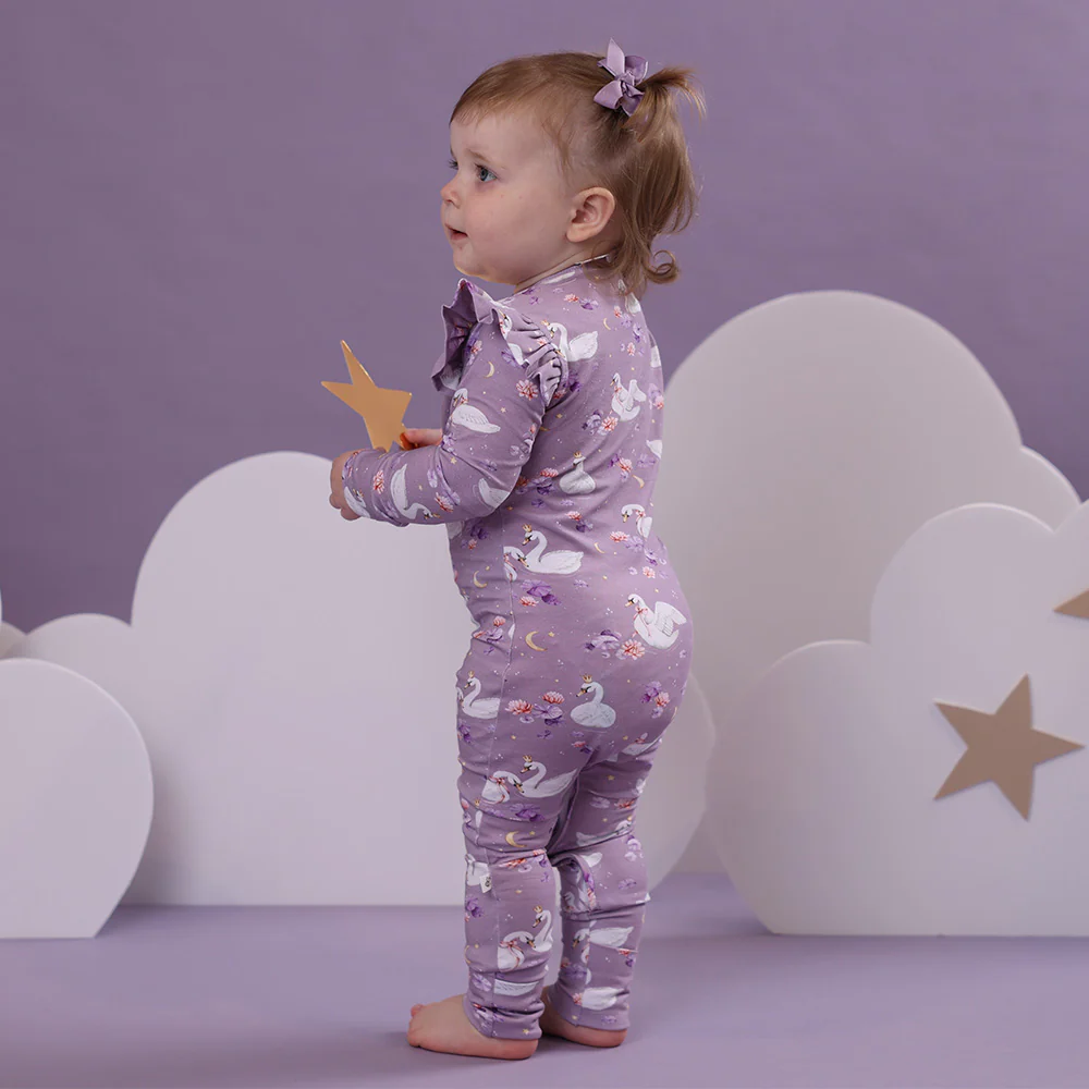 Swan Lake Organic Growsuit with Frill - Image 10